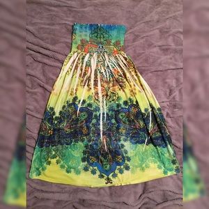 Cristinalove boho strapless sundress 🌞